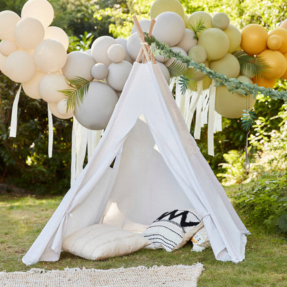 Tent - Teepee Play Tent - Cream
