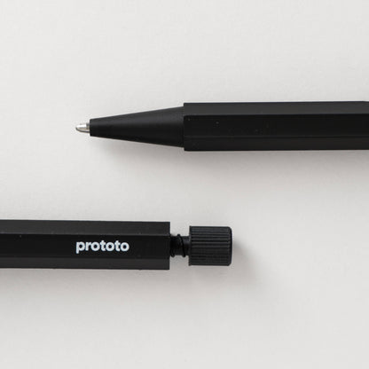 Zero Waste ballpoint pen in black