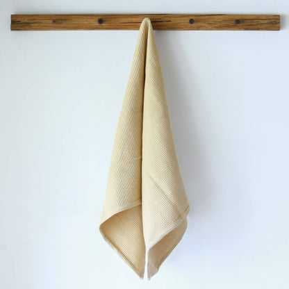 Organic Lifestyle Toast Waffle Bath Towel