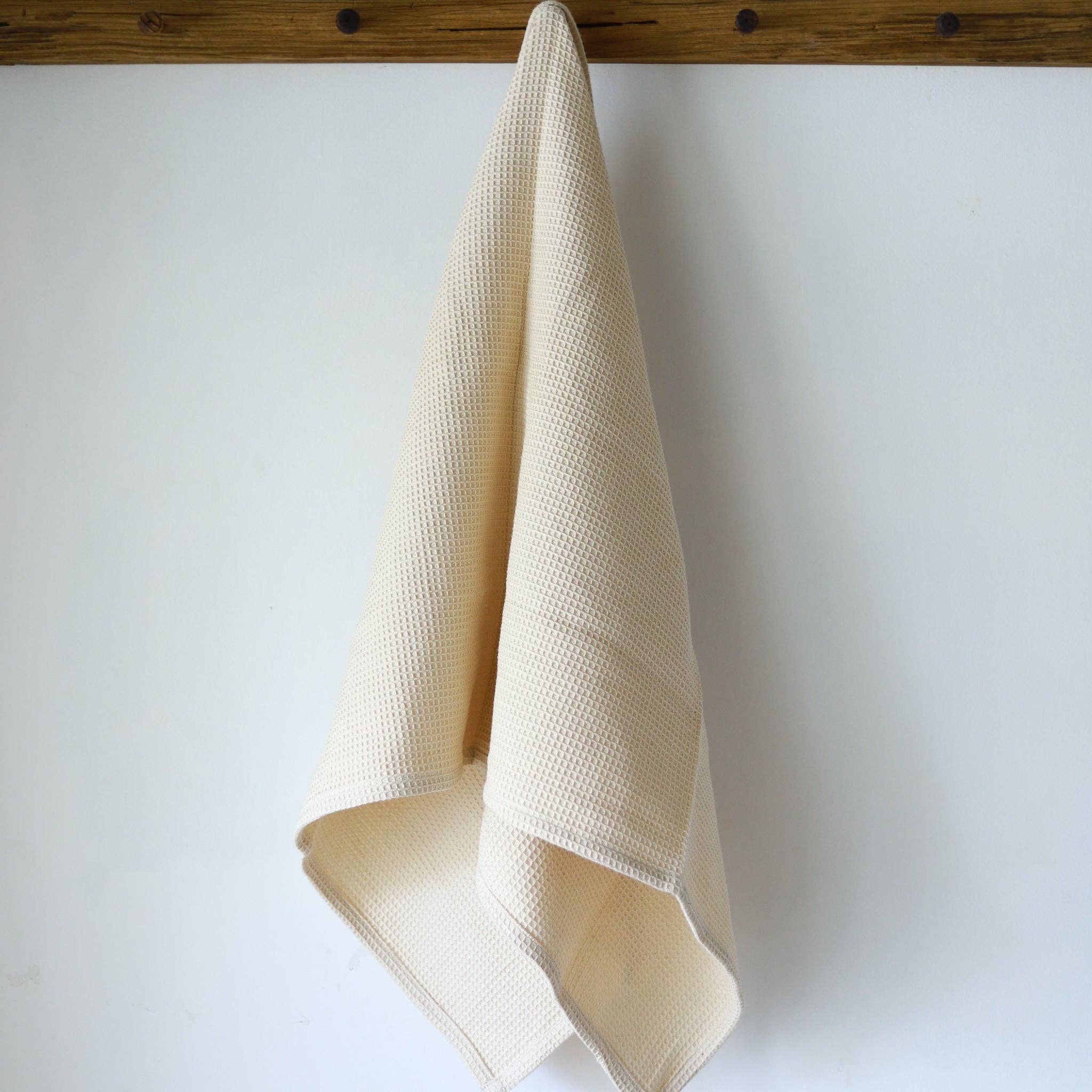 Organic Lifestyle Oat Waffle Bath Towel
