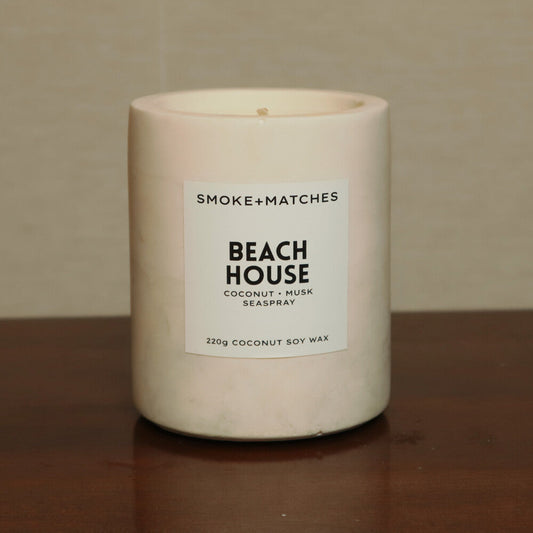 Smoke & Matches Beach House Stone 220g Candle Jar