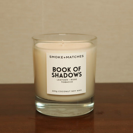 Smoke & Matches Book of Shadows 220g Candle Jar