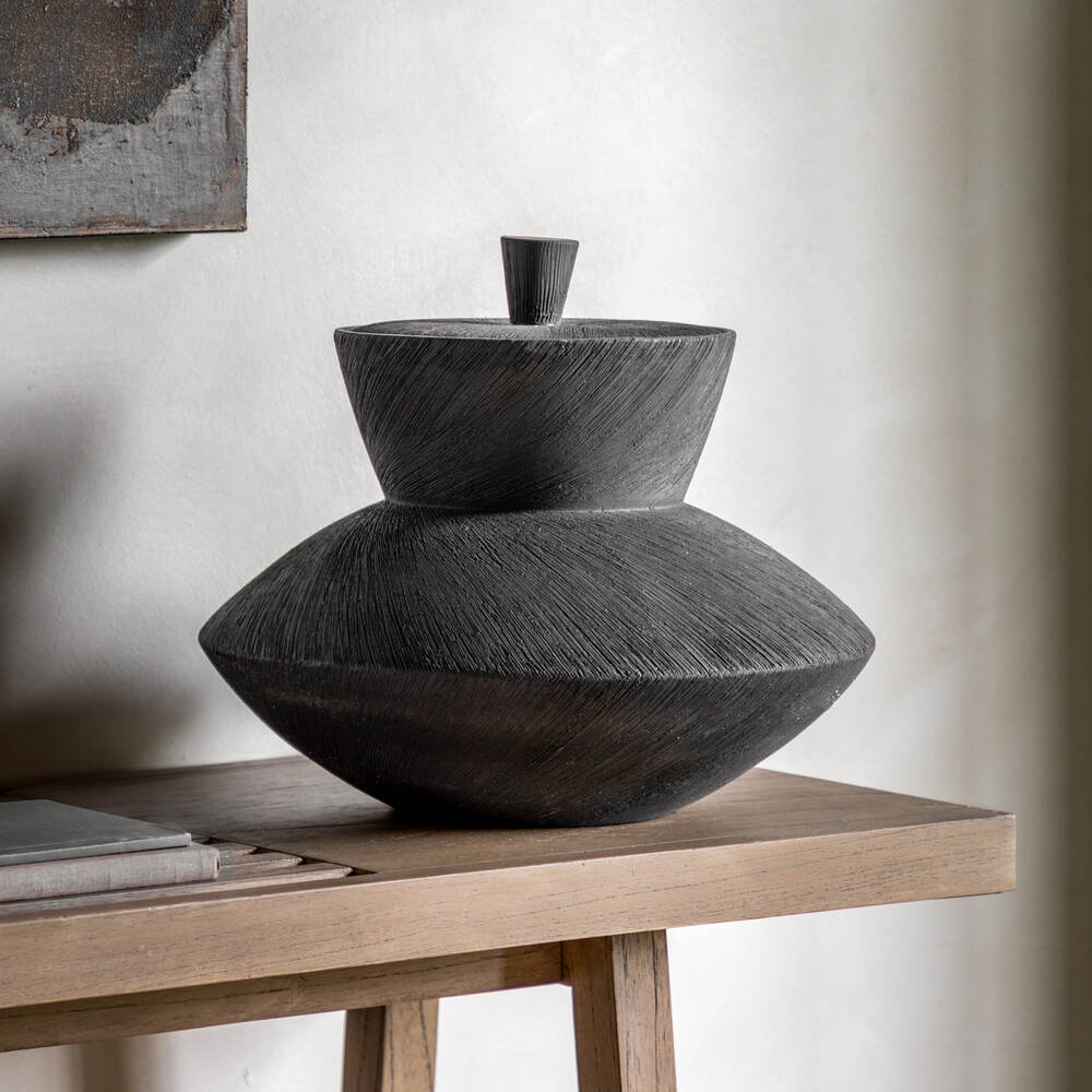 Akari Black Jar 30cm