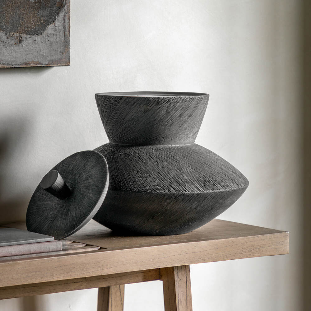 Akari Black Jar 30cm