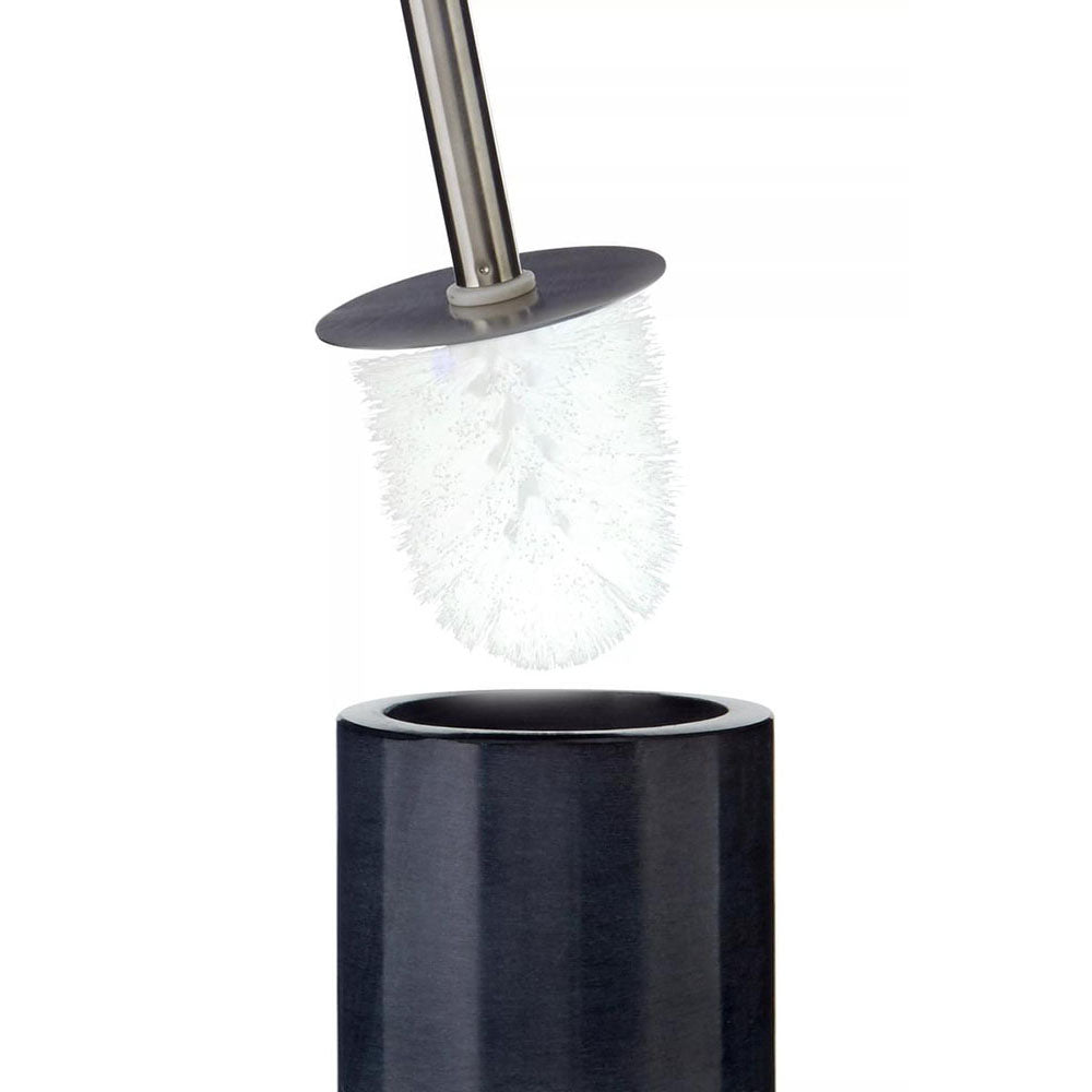 Marble Toilet Brush - Dark Grey