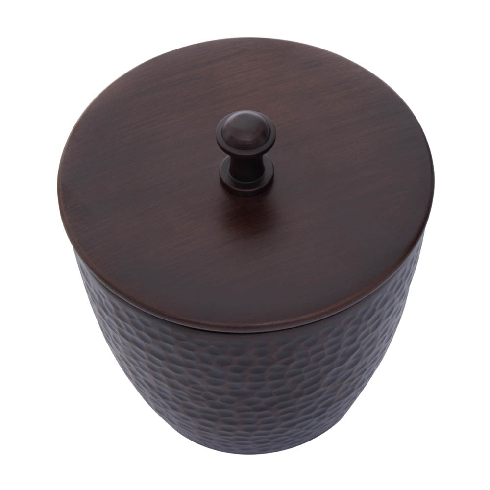 Bronze Finish Canister with lid
