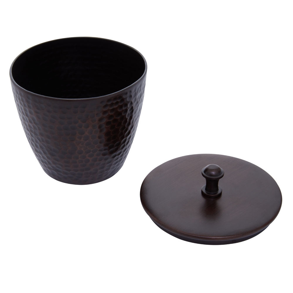 Bronze Finish Canister with lid