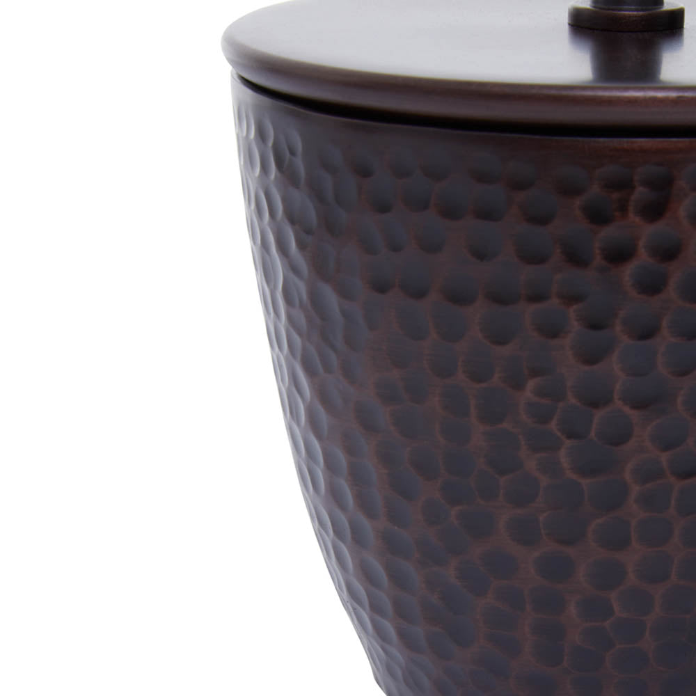 Bronze Finish Canister with lid