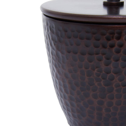 Bronze Finish Canister with lid