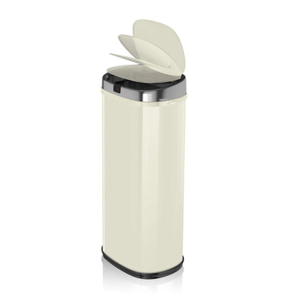 Morphy Richards Chroma Square Sensor Bin 50L - Cream
