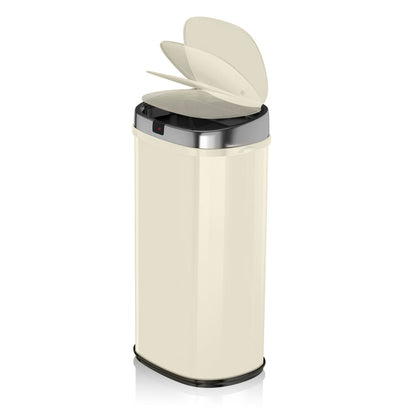 Morphy Richards Chroma 42L Square Sensor Bin - Cream