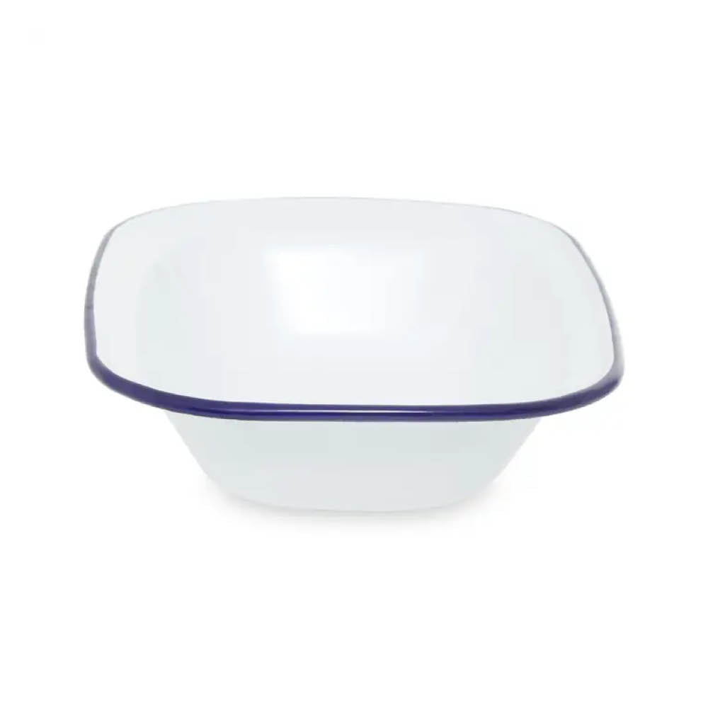 Enamel 26cm Pie Dish - White
