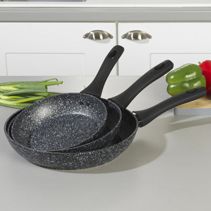 Salter Megastone Frypan Set - 3 Piece