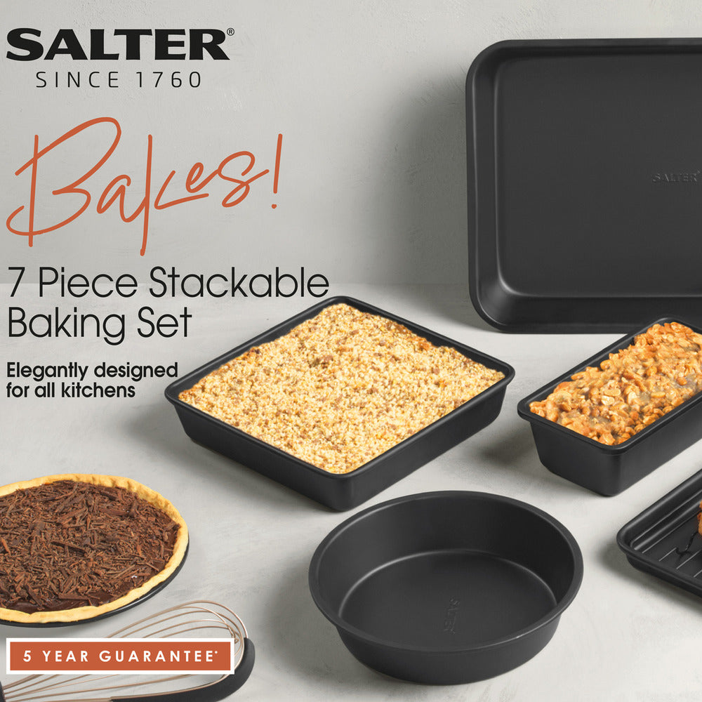 Salter Bakes Stacking Bakeware Set - 7 Piece