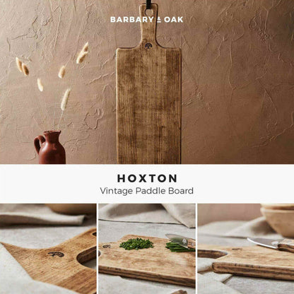 Barbary & Oak Hoxton Vintage Paddle Serving Board Ash Wood