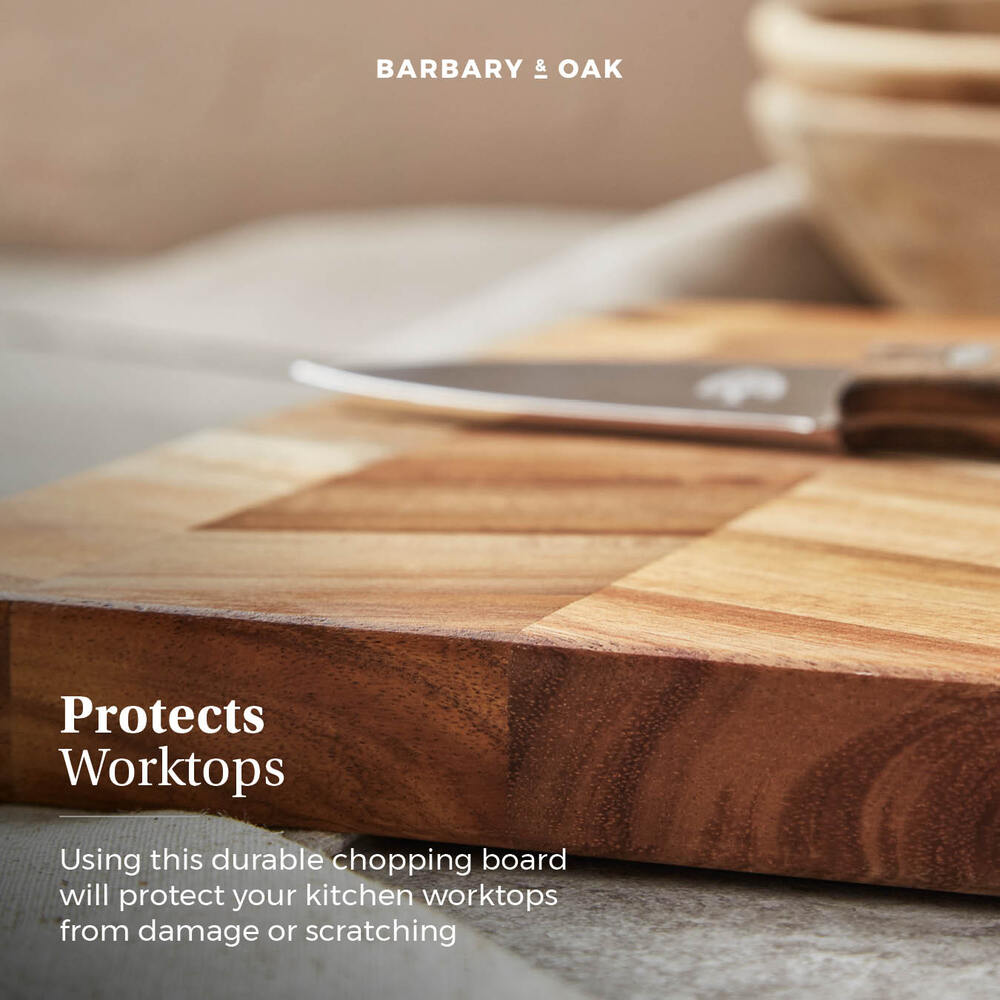 Barbary & Oak Acacia Chevron Chopping Board