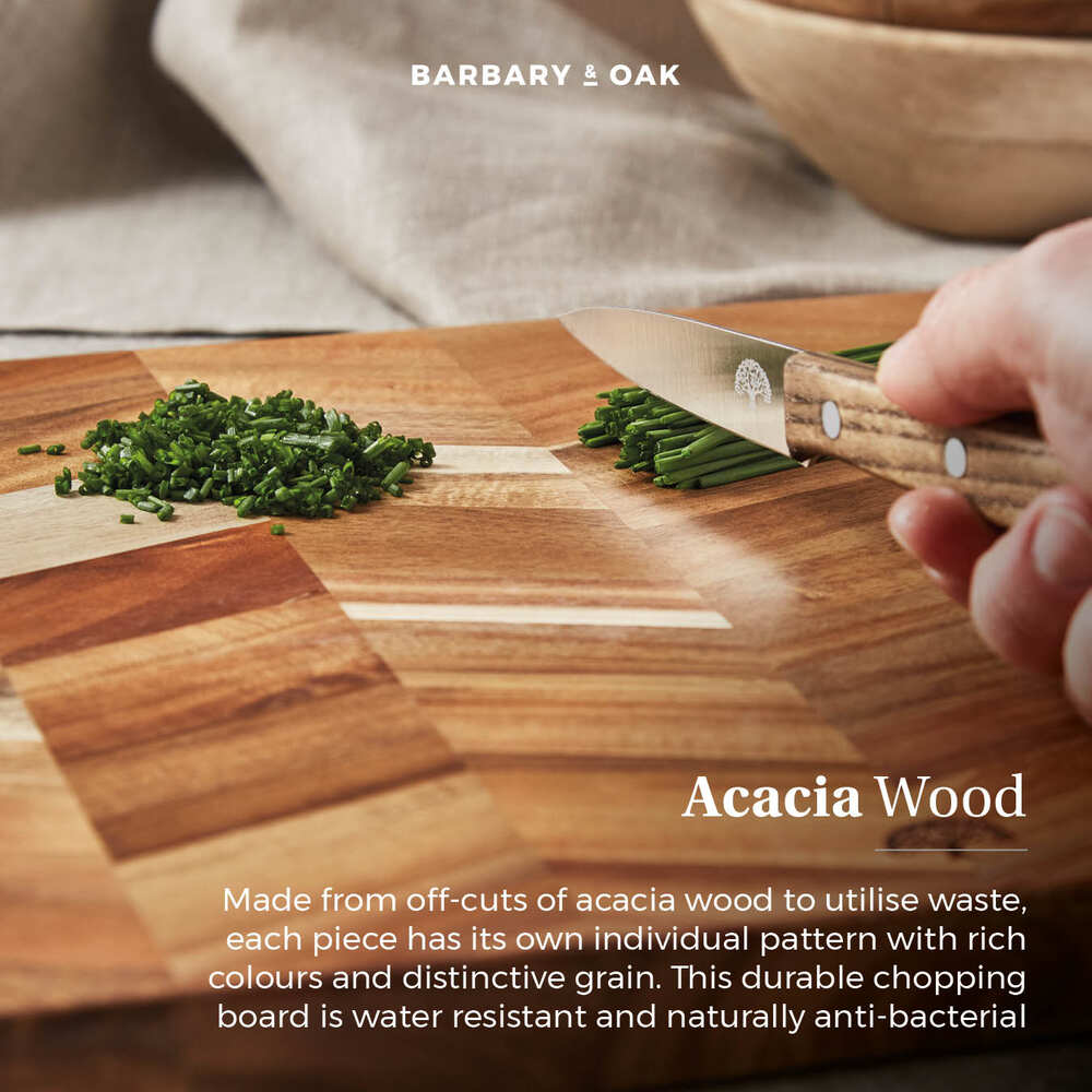 Barbary & Oak Acacia Chevron Chopping Board
