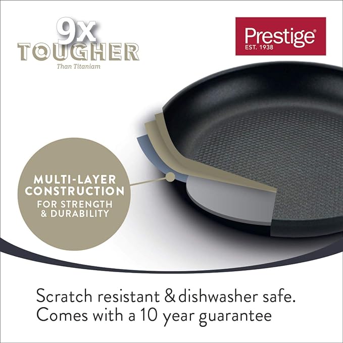 Prestige 9x Tougher 29cm Stirfry Pan