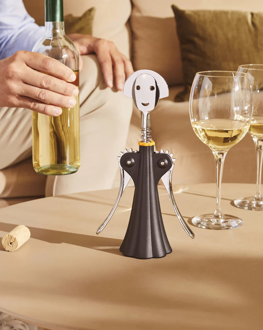 Alessi Anna G Bottle Opener - Black