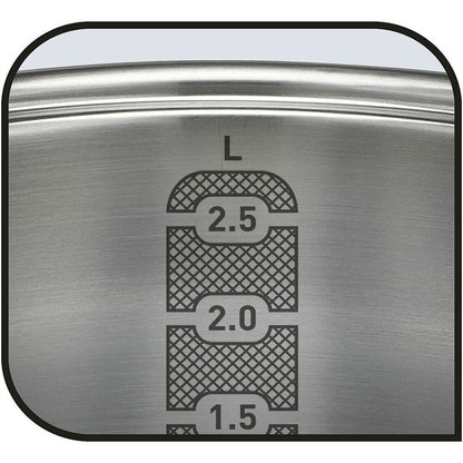 Tefal Primary Stainless Steel 3 Piece Saucepan Set