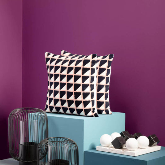 Ozella Grid Design Cushion