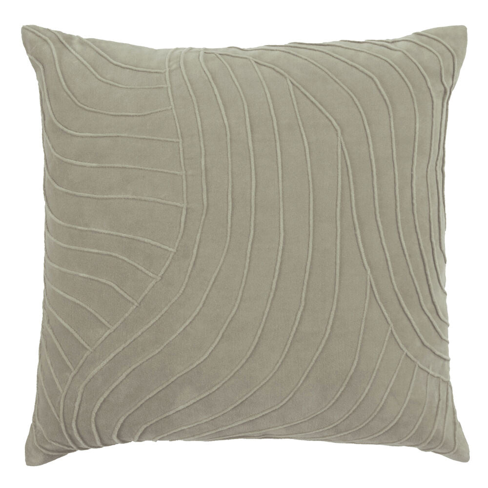 Waterfall  Feather Filled Cushion - Quartz