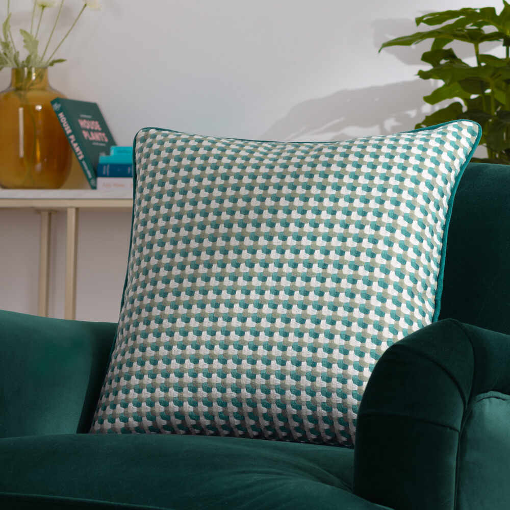 Marttel Feather Filled Cushion - Teal
