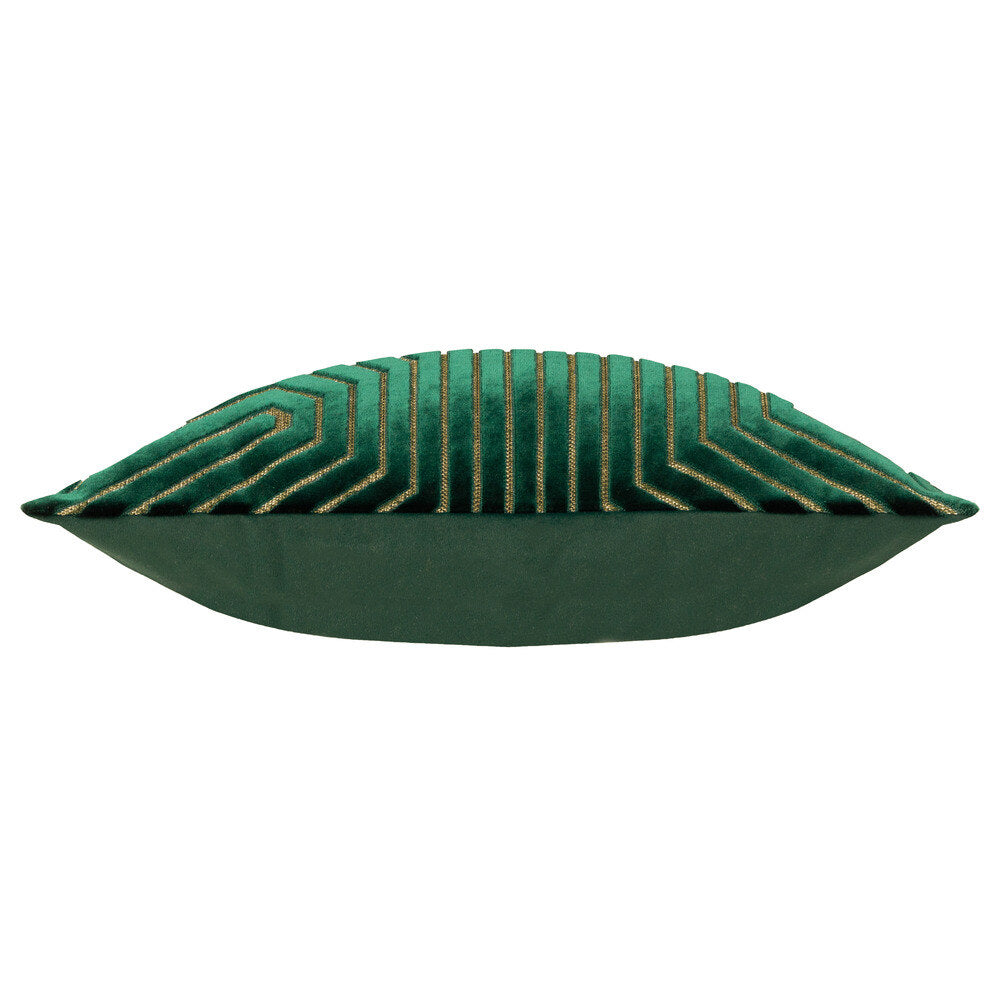Evoke Feather Filled Cushion -  Emerald