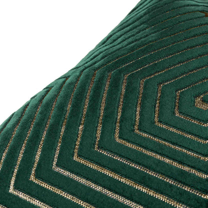 Evoke Feather Filled Cushion -  Emerald