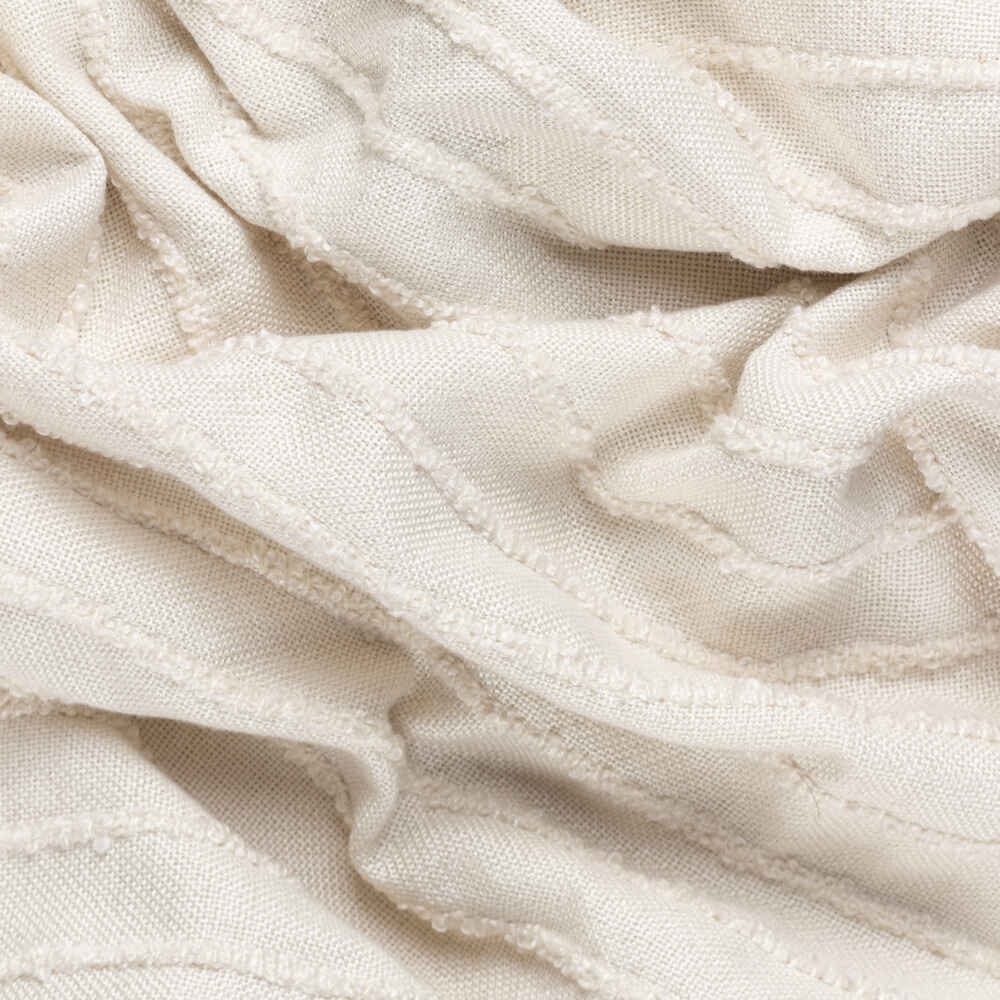 Hazie Linear Woven Throw - Natural