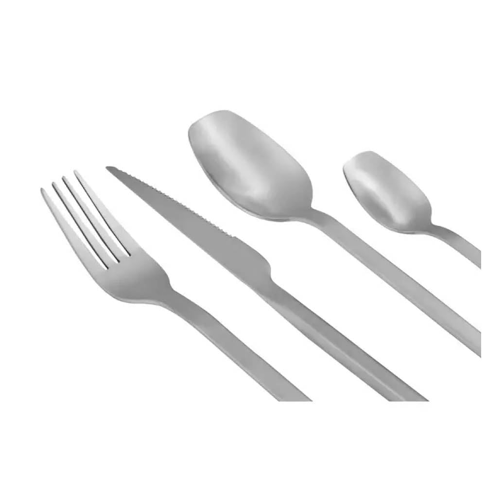 Cutlery Set Stainless Steel Matt Finish - 16 Piece