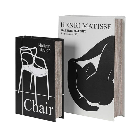 Set of 2 Book Boxes