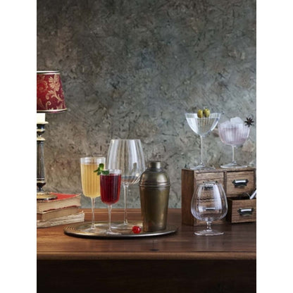 Luigi Bormioli Optica Bordeaux Glass 400ml - set of 4