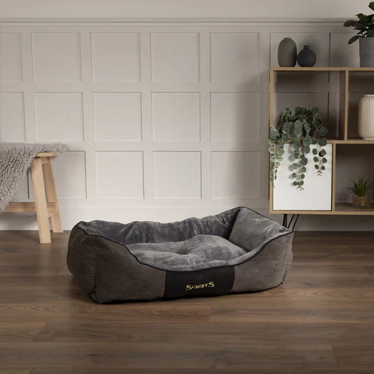 Scruffs Chester Box Dog Bed Grey - Small