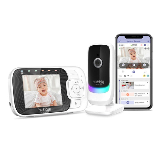 Hubble Nursery Pal Essentials 2.8 Connected Baby Monitor