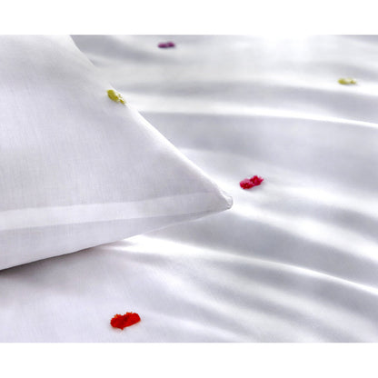 AppleTree loft 100% Natural Cotton Multi Colour Duvet Set - Single