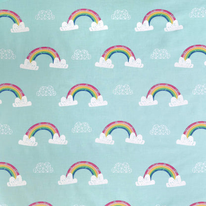 Rainbow Unicorn Multi Colour  Fitted Sheet - Single