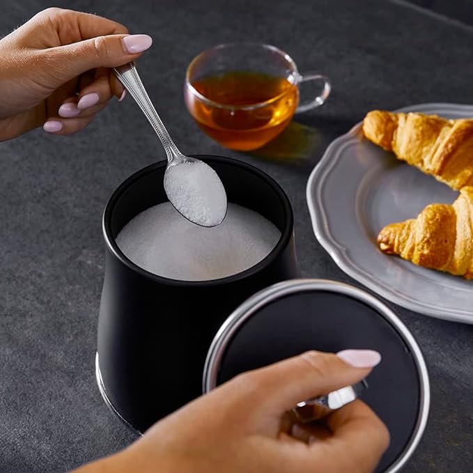 Tower Renaissance Retro 3 Piece Canister Set - Black