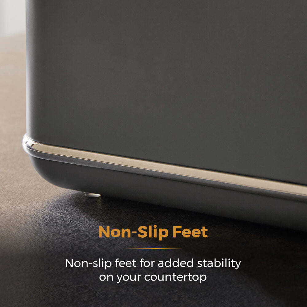 Tower Renaissance Retro Bread Bin - Grey