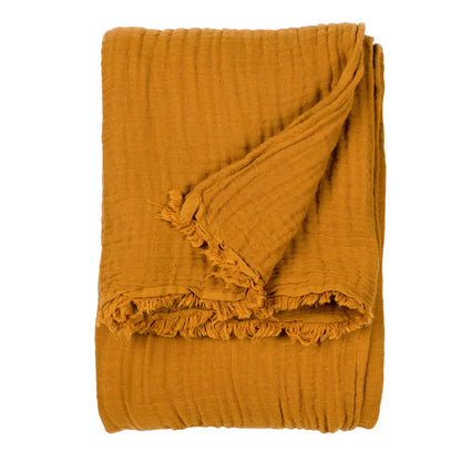 Yard Lark Muslin Cotton Oversized Throw Cumin