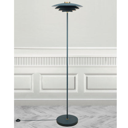 Blue Layered Lamp