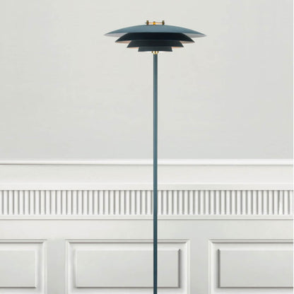 Blue Layered Lamp
