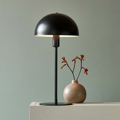 Mushroom Table Lamp - Black