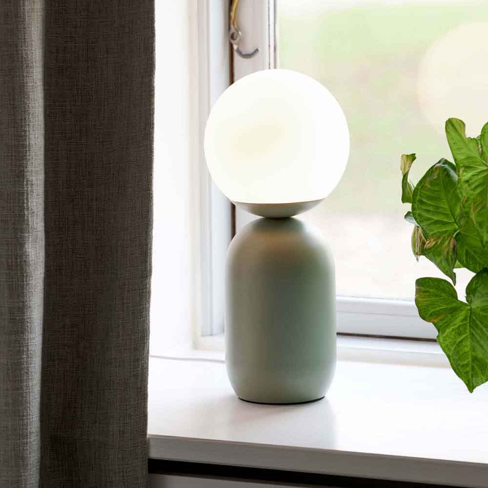 Metal Table Lamp - Green