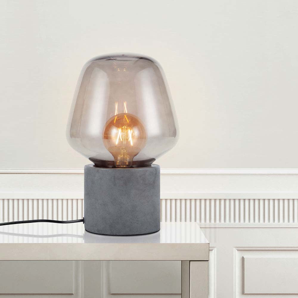 Concrete Base Lamp