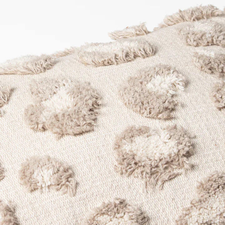 Maeve Tufted Leopard Print Cushion Cover