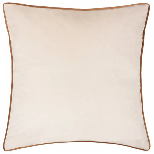 Meridian Velvet Cushion Cover Ecru/Ginger