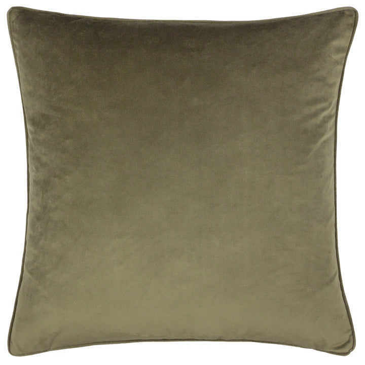 Opulence Soft Velvet Cushion Khaki