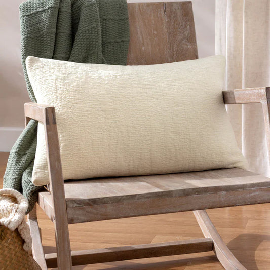 Osaka Chenille Cushion Cover Natural
