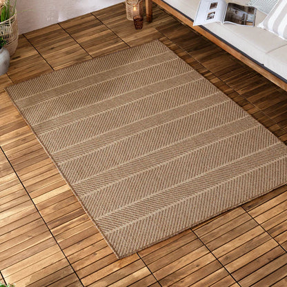 Jute Effect Indoor/Outdoor Rug 140x200cm